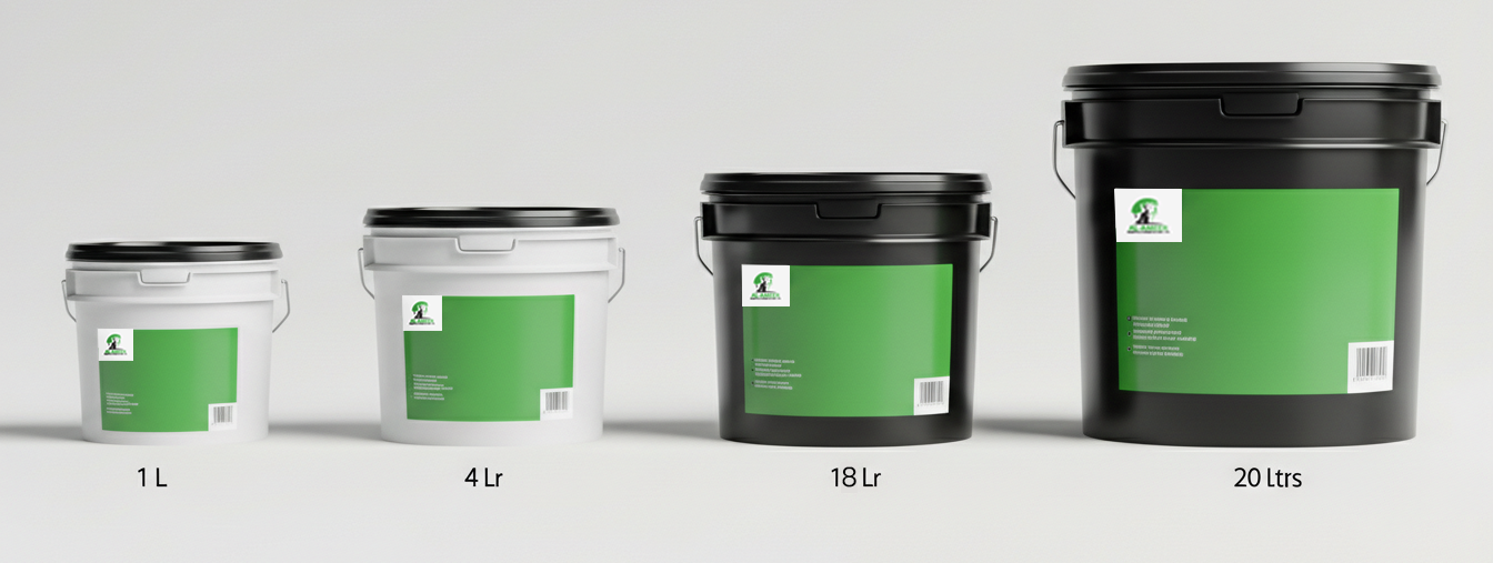 AFROPAINT product lineup showing available sizes